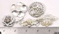 Random Pin Lot In Sterling Silver