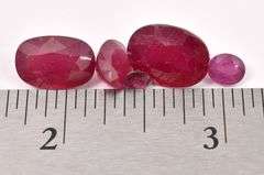 Striking Collection of 26.00CTW Ruby Gemstone Parcel