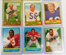 9 Topps 1963 Football Cards