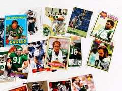 Lot of 26 Philadelphia Eagles Football Cards