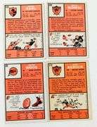 4 Topps 1966 Football Cards