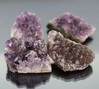 Dazzling 444ct Amethyst in Matrix set