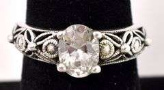 CZ Ring In Sterling Silver