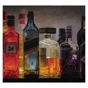 Bottles Illuminating the Night by Romero, Vicente