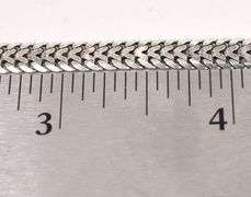 Double Row Cuban Link Bracelet In Sterling Silver