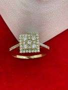CERTIFIED BRAND NEW 14K GOLD AND DIAMOND RING