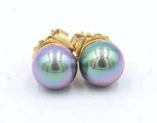 2 Set of Majorica Pearl Necklace and Stud Earrings