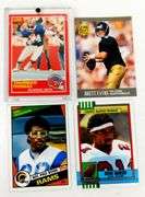 4 Rookie Greats Football Cards