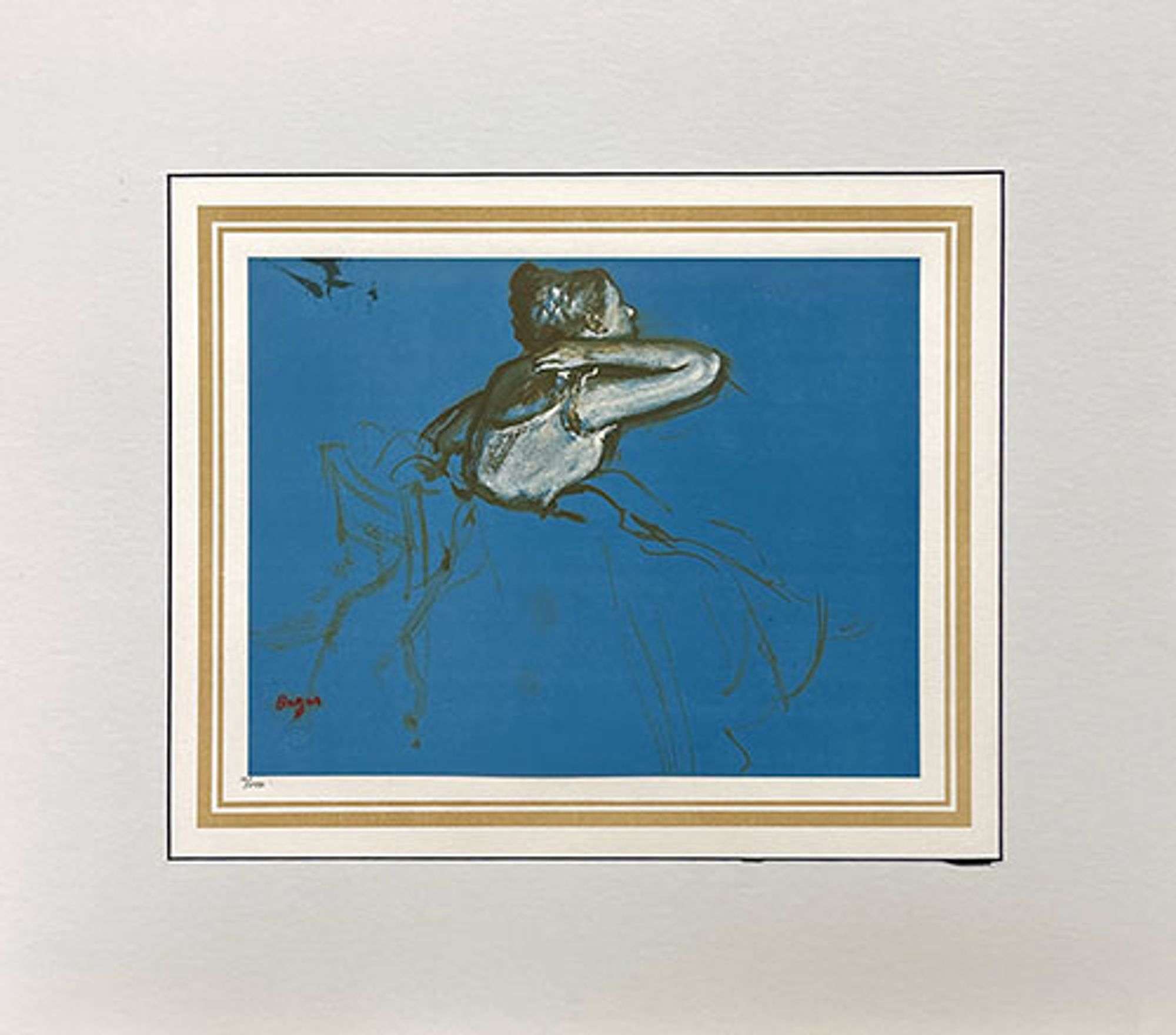 Edgar Degas、SAINT ANTOINR、海外版超希少レゾネ Extremely Rare and Collectible Antique Edgar Degas From Les