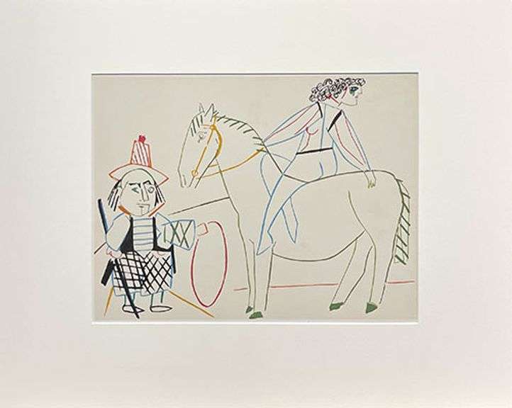 Picasso from Rare Limited Edition. Original Lithograph on Paper