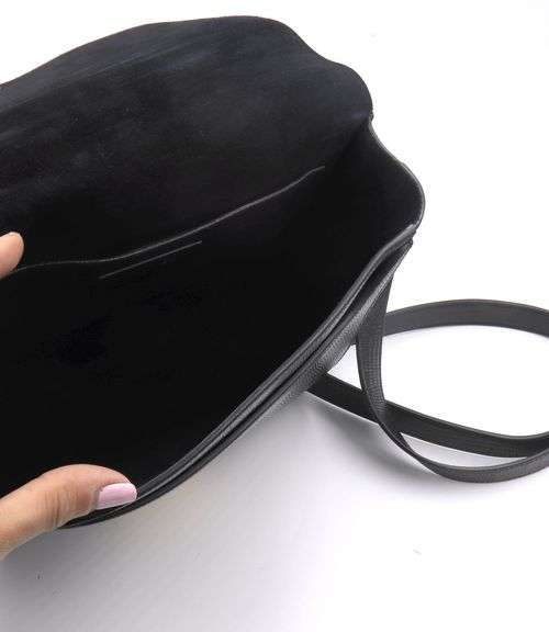 YSL Betty Lizard Effect Leather Satchel Bag