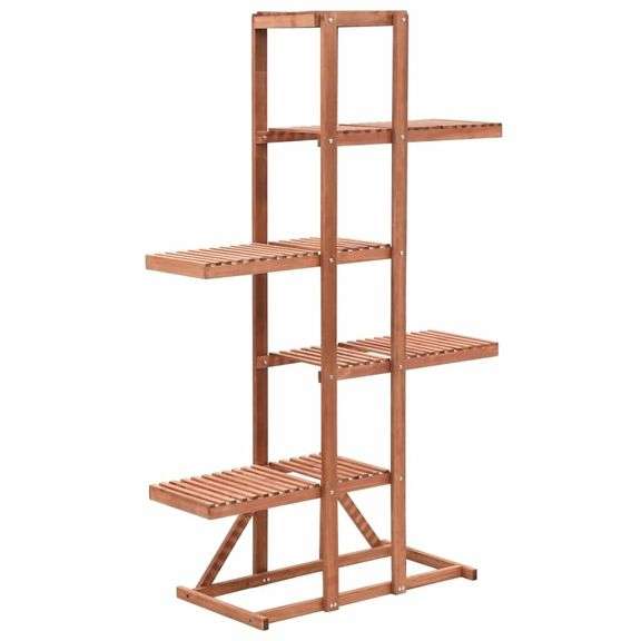 Cedar Wood Plant Stand Elevate Greenery in Style