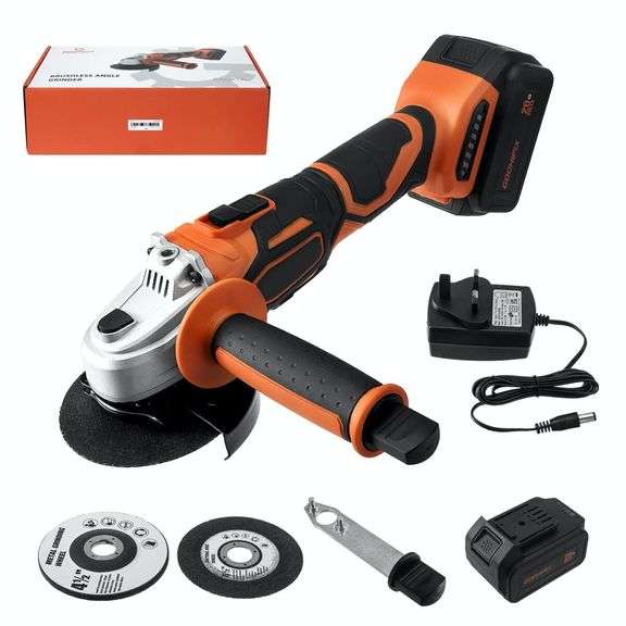 Cordless Brushless Angle Grinder