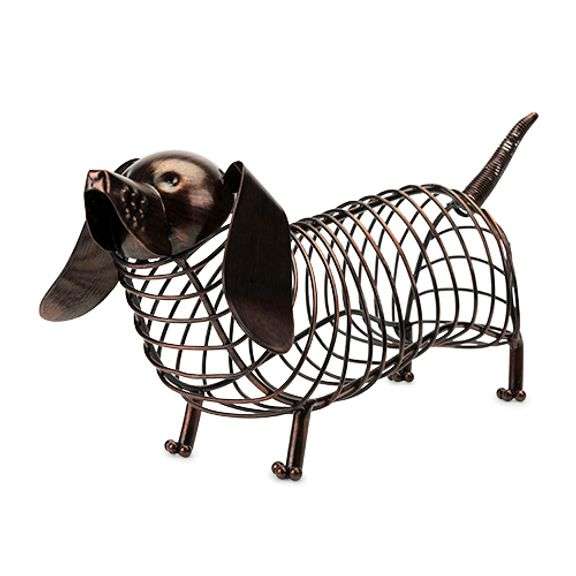 Dachshund Cork Buddy Rustic Cork Holder