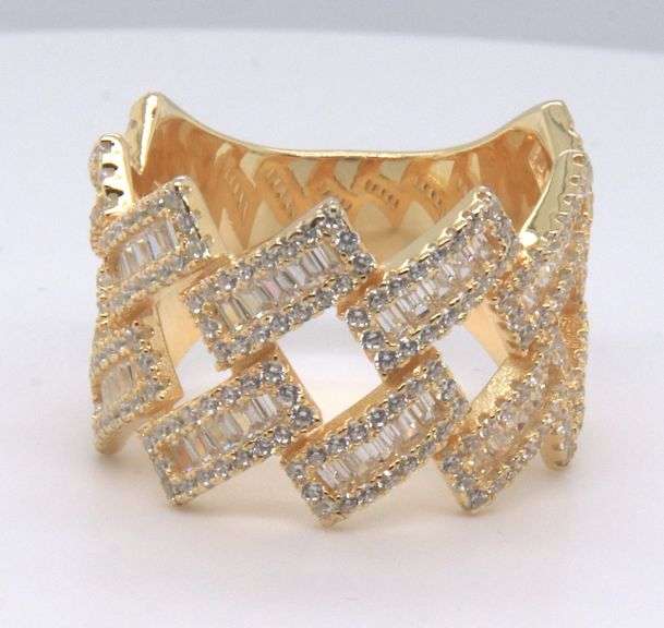 Cubic Zirconia Sterling Silver Ring