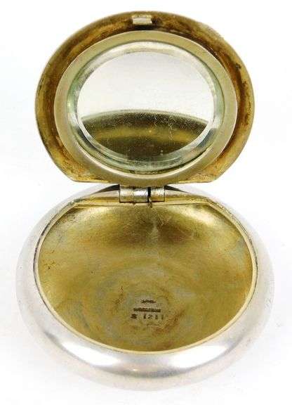 Antique Sterling Silver Compact