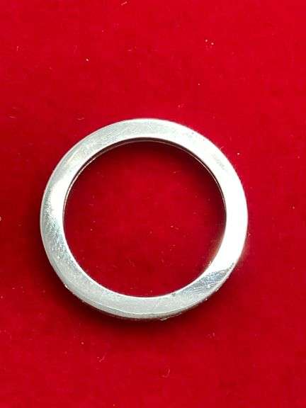 14K WHITE GOLD AND DIAMOND ETERNITY BAND