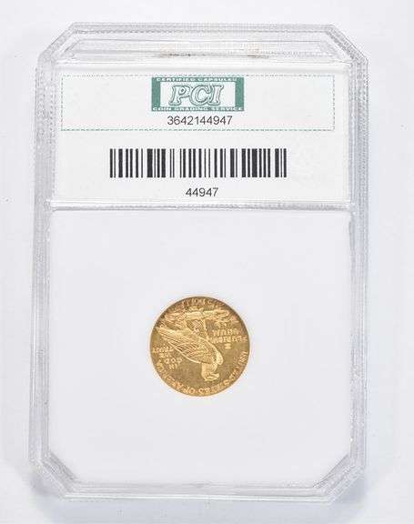 MS67 1928 $2.50 Indian Head Gold Quarter Eagle - Graded PCI