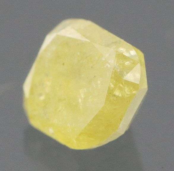 Nice .32ct cushion cut yellow Diamond