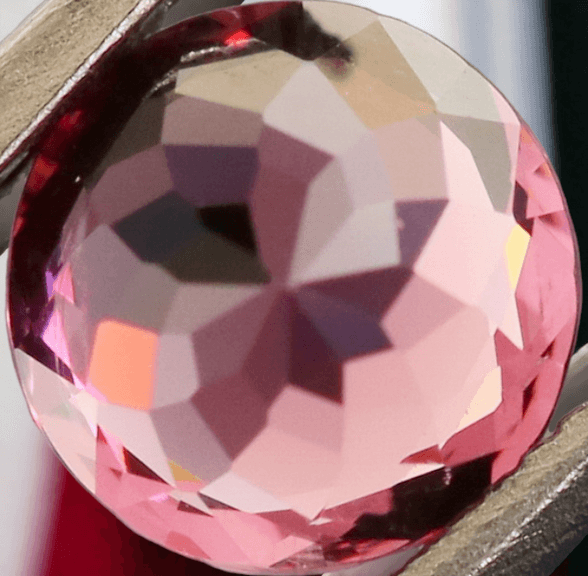 Ravishing 1.03ct rich violet pink Rhodolite Garnet solitaire