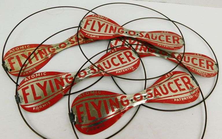 5 Atomic Jet Flying Saucers - Forms Only