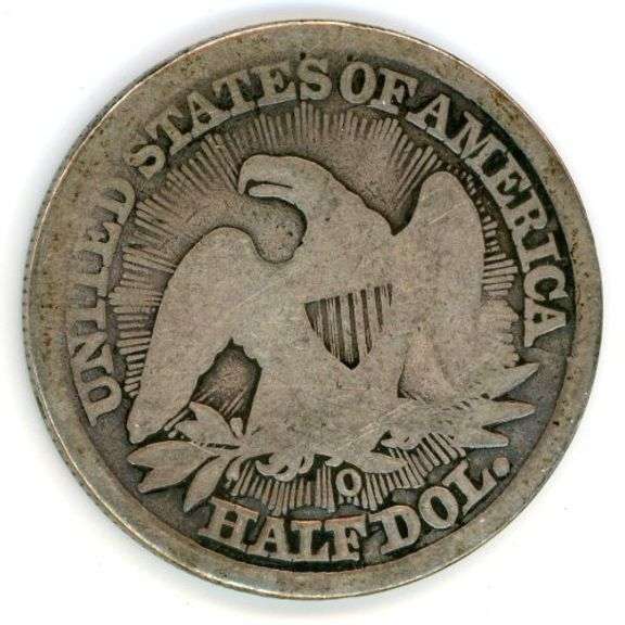1853-O Liberty Seated Silver Half Dollar