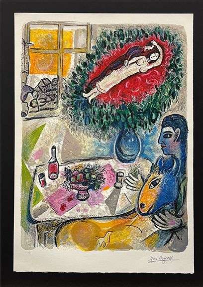Collectible Limited Edition Marc Chagall Lithograph