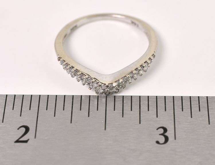 Beautiful 14K White Gold Enhancer Ring Band