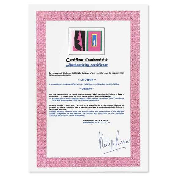 Le Destin (Destiny) by Henri Matisse