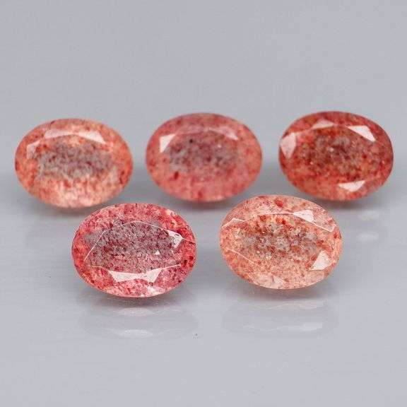 Stunning 6.05ct faceted Strawberry Quartz