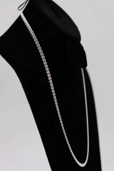 Sterling Silver Italian Love Heart Chain 5.5mm Solid 925 Italy Infinity Promise Necklace 26"