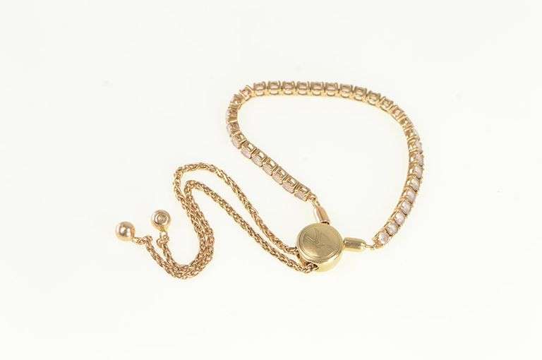 14K Rose Gold LeVian Rose Spinel Red Carpet Bolo Bracelet