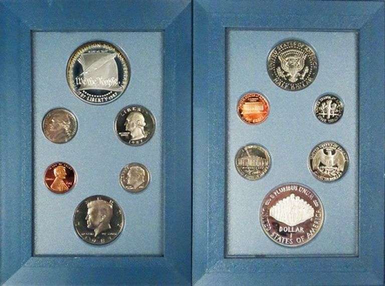 Exceptional Proof 1986 & 1987 Silver Prestige Sets!