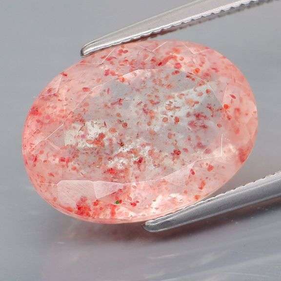 Collectors 6.32ct faceted Strawberry Quartz