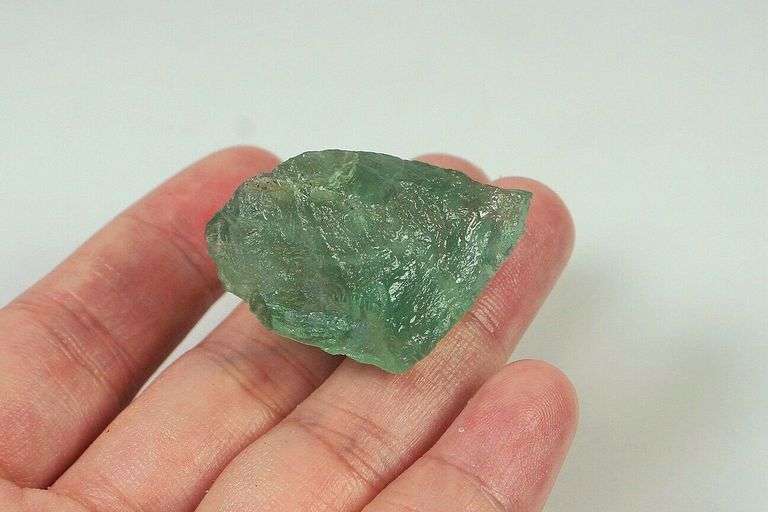 Glowing 89ct natural rough Flourite