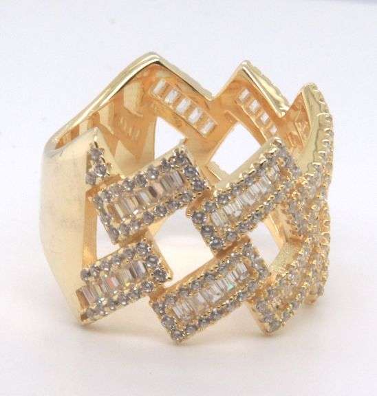 Cubic Zirconia Sterling Silver Ring
