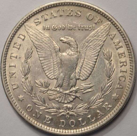 1889-O Morgan Silver Dollar Circulated.