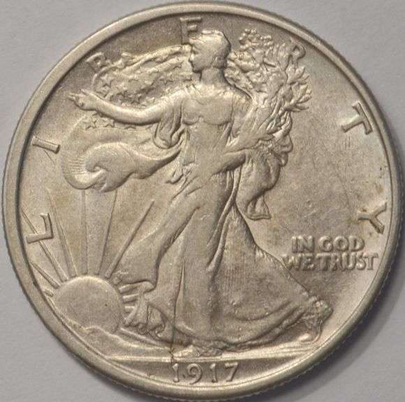 1917 Walking Liberty Half Dollar