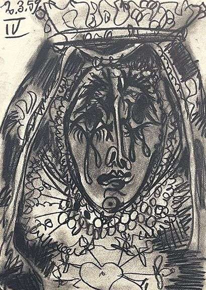 Very Collectible Pablo Picasso Lithograph from Toros y Toreros Circa 1961