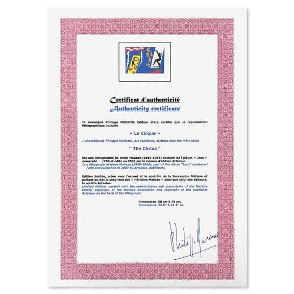 Le Cirque by Henri Matisse