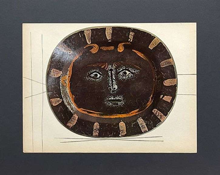 Very Rare Picasso Offset Lithograph in Gloss Coated from 1948