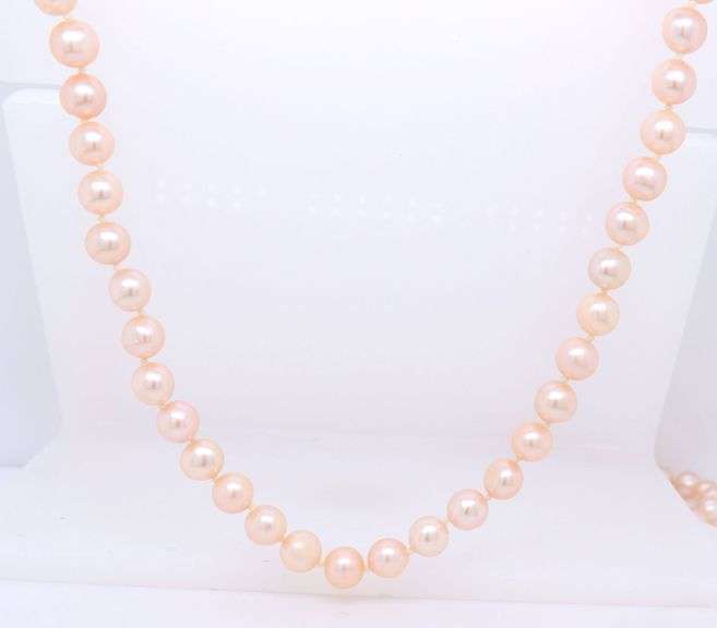 Pink Fresh water Pearl Necklace