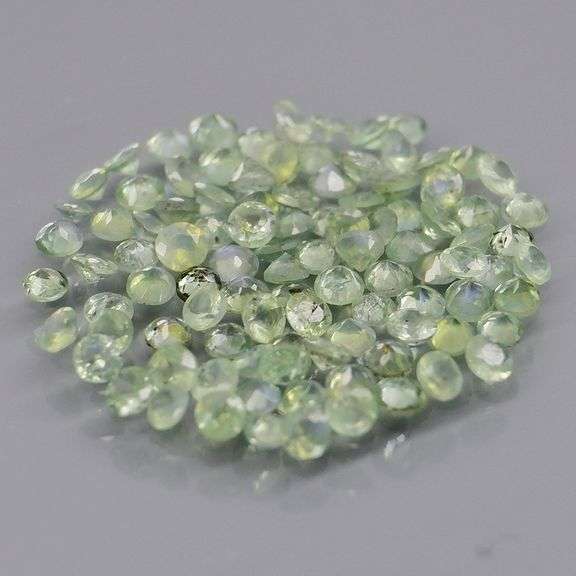 Outstanding 1.64ct light green Alexandrite set