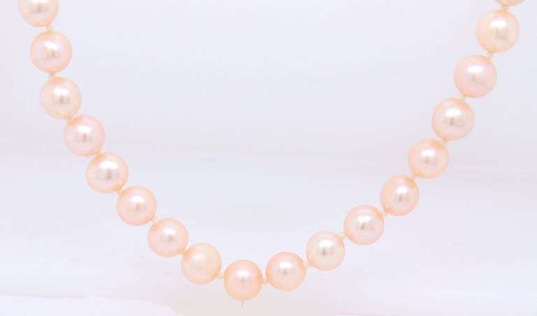 Pink Fresh water Pearl Necklace