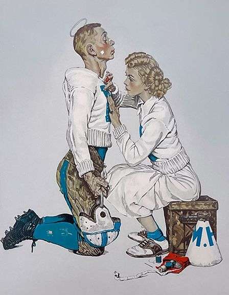 Extremely Rare and Collectable Hand Signed Norman Rockwell