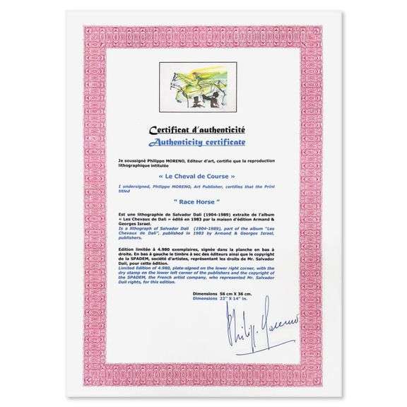 Le Cheval de Course by Salvador Dali