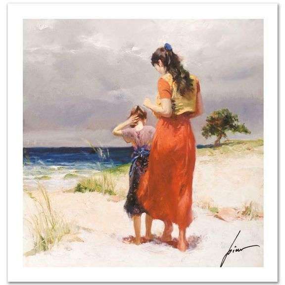 Beach Walk by Pino
