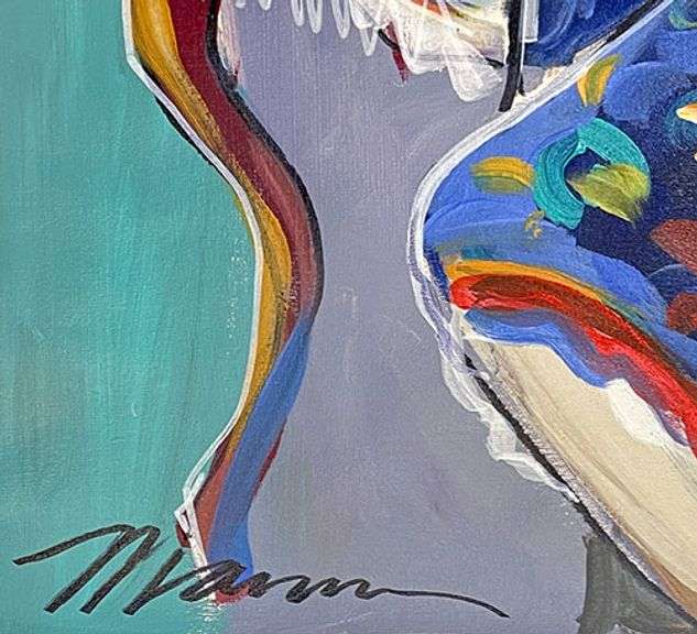 Spectacular Issac Maimon Original Painting on Canvas