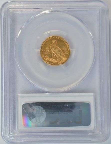 Choice BU 1925-D US $2.50 Indian Gold Piece. PCGS MS62