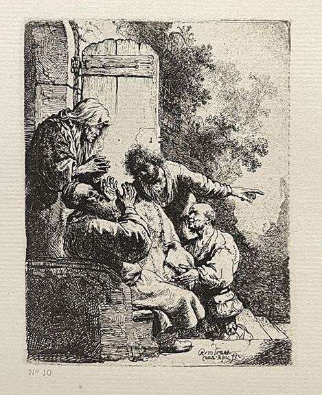 Extremely Rare Antique Rembrandt Original Heliogravure Circa 1880's